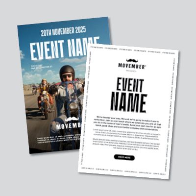 Photo of Canva event invites template.