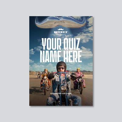 Photo of Canva Movember pub trivia template.